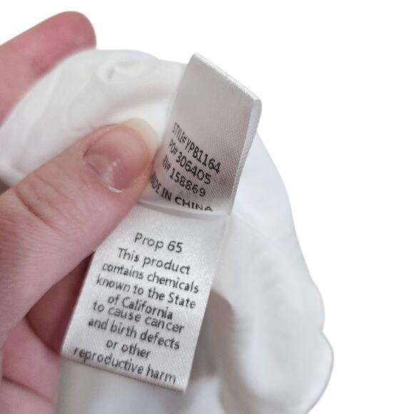 Promesa Pleated Trouser Shorts High Rise Elastic Waist Wide Leg White Medium - Picture 5 of 9